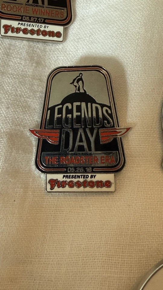 Indy 500 Legends Day Rookie Winners 5 27 2017 Firestone Pin Indianápolis 500 Foto 1 de 1
