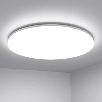 11 inch 24 watt Flush Mount Ceiling Light 2400 Lumen 200 watt Equivalent, Wat... - Image 1 of 4