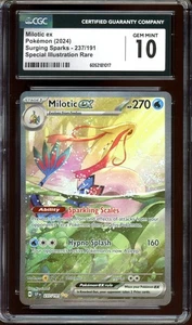 Pokémon Surging Sparks CGC 10 Milotic EX SIR 237/191 - Imagen 1 de 2