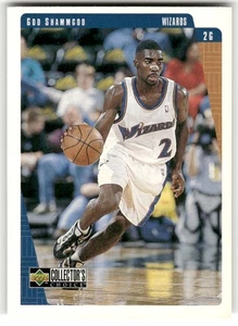 1997-98 Collector's Choice #353 God Shammgod Washington Wizards Basketball Card - Bild 1 von 2