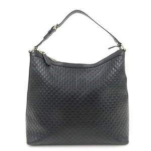 GUCCI Micro Guccissima Leder Schultertasche Handtasche schwarz 449732 authentisch gebraucht kostenloser Versand - Bild 1 von 22