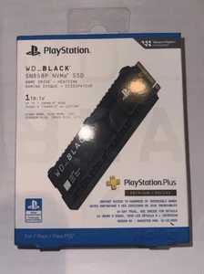 Playstation WD_BLACK SN850P 1TB M.2 NVMe Internal FACTORY SEALED!! NEW! - Picture 1 of 4