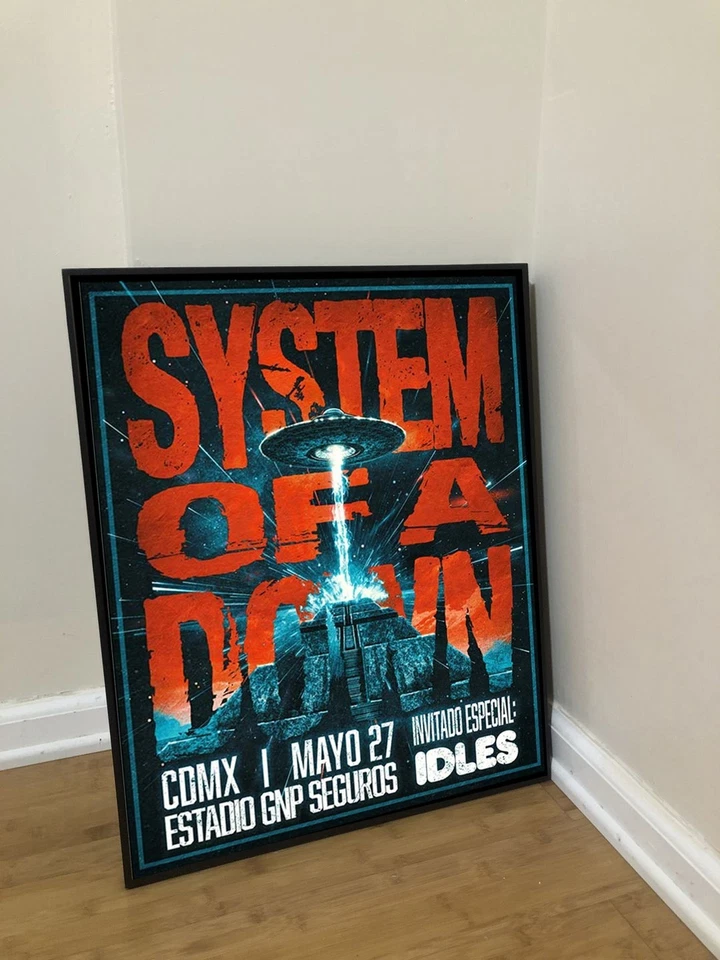 System Of A Down Mexico Tour CDMX At Estadio GNP Seguros On May 27 2026 Poster