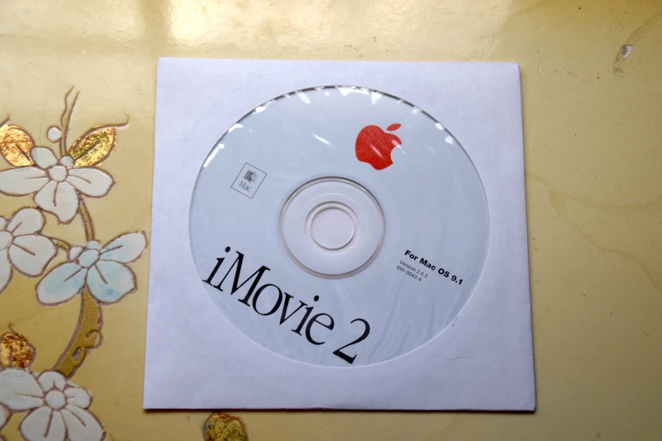  Disco de instalación de software original iMovie 2 Apple Mac | v2.0.3 Foto 1 de 1
