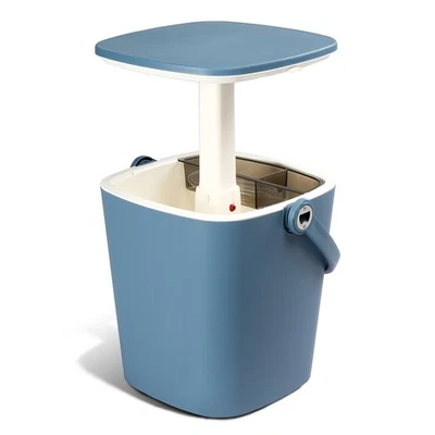 Cooler Table In/Outdoor 4 Gallons Portable Cooler Side Table with Bottle Opener - Image 1 of 4