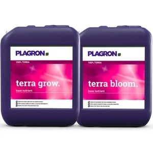 Plagron Terra Grow & Terra Bloom 5 Liter Dünger Set Wachstum & Blüte mineralisch - Bild 1 von 2