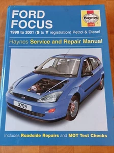 Haynes service and repair manual Ford Focus 1998-2001 (S to Y) P & D - Picture 1 of 3