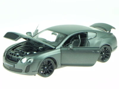 Bentley Continental Supersports матовый серый литая модель автомобиля 18038 Welly 1/18 - Изображение 1 из 4