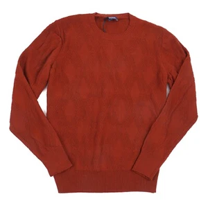 Drumohr Diamond Patterned Knit Cashmere Sweater M/L (Eu 50) NWT - Picture 1 of 6