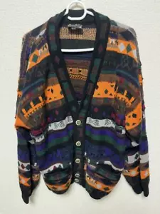 COOGI Cardigan outer Men's Tops Maid in Australia authentic Multi color - Picture 1 of 3