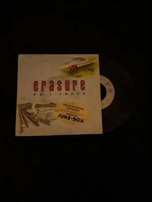 Erasure - Oh l'amour vinyle 45T - Photo 1/2