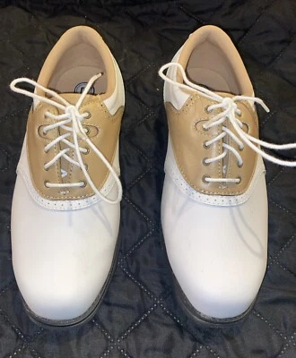 Zapatos de golf ETONIC Lites para mujer blancos con montura de masilla talla 7 M Foto 1 de 4