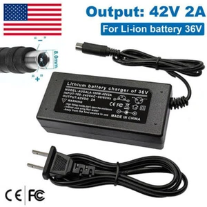 42V 2A Power Charger for OKAI Neon Lite EA10 ES10 ES20 ES50B ES520B E-Scooter - Picture 1 of 15