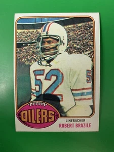 1976 Topps Robert Brazile RC Houston Oilers #424 - Picture 1 of 2