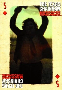Texas Chainsaw Massacre Classic Slasher Movie carta da gioco/trading - Foto 1 di 2