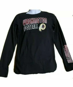 Washington Redskins NFL Visa Black Long Sleeve Shirt (Youth Size: XL) - Picture 1 of 2