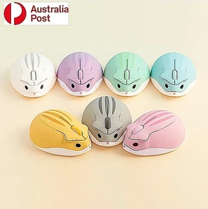 2.4G Wireless Optical Mouse Ergonomic 3D Mini 1200 DPI Hamster Kids Girl Gifts - Picture 1 of 14