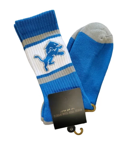 NFL Detroit Lions Football Crew Socks Sports Fan Gift Cover