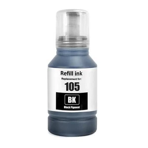 1 Black Printer Refill Ink Bottle 140ml for Epson EcoTank ET-7700 & ET-7750 - Picture 1 of 3