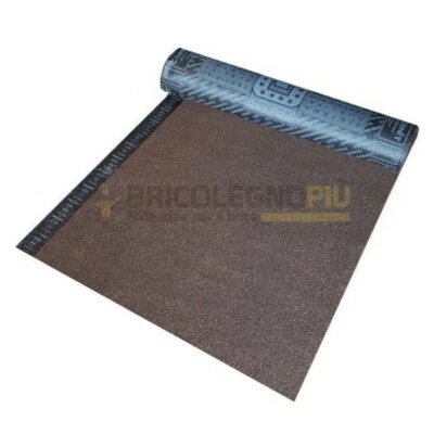 BRICO LEGNO PIÙ Guaina Bituminosa Ardesiata Marrone Professionale 4,5 kg -10° vendita al mq