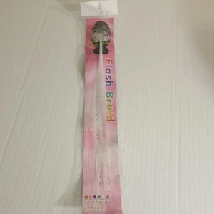 Lot of 2 Flash Fiber Optic multi color Light- Up Hair Braid - Picture 1 of 12