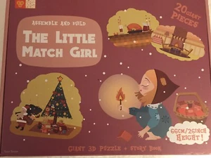 The Little Match Girl Assemble And Build 3D Puzzle And Story Book - Picture 1 of 6