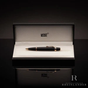 Montblanc Boheme Marron Rose Gold Kugelschreiber Edelharz Schwarz ID 38270  - Picture 1 of 6