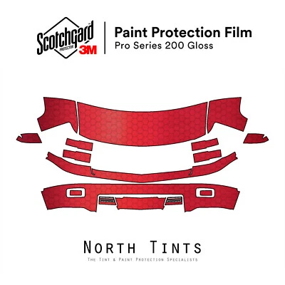 Chevrolet Silverado 1500 2014-2015 Serie 3M PRO Kit de protección de pintura precortada PPF Foto 1 de 4