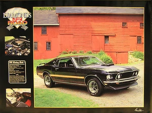 1969 Ford Mustang Mach I Poster 18 x 24 DIGITAL PHOTOGRAPHY and FREE SHIPPING!!! - Picture 1 of 1