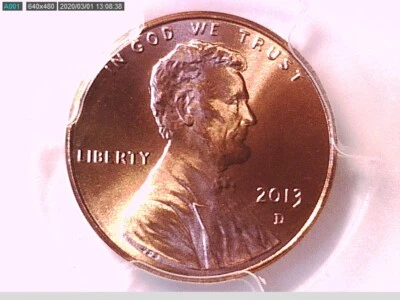 2013 D Lincoln Shield Cent PCGS MS 67 RD 32895424 Video - Image 1 of 3