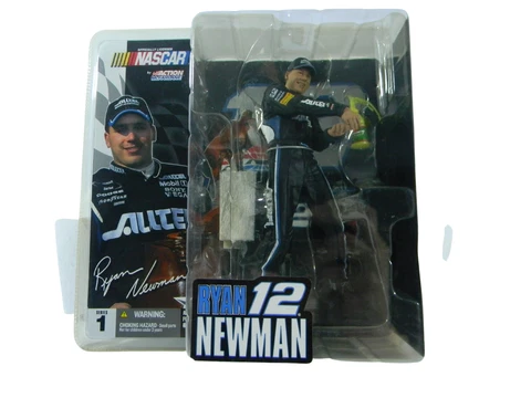 McFarlane NASCAR #12 Ryan Newman Series 1 Alltel Firesuit With Hat Figure 2003 Cover