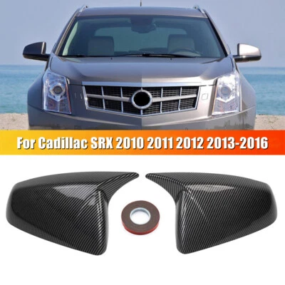 Tapa de cubierta de espejo retrovisor de fibra de carbono OX bocina para Cadillac SRX 2010 2011-2016 Foto 1 de 4