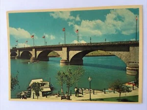 London Bridge Lake Havasu City Arizona Vintage Postkarte - Bild 1 von 2