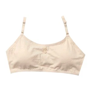 Kids Cotton Puberty Teenage Underwear Sport Training Breathable Kids Girls Bras - Picture 1 of 30
