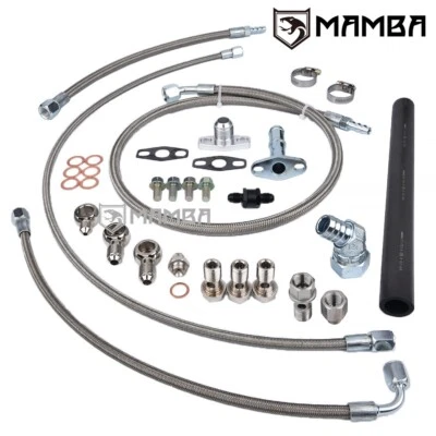 Turbo Oil & Water Line Kit Ford Falcon BA BF XR6 FPV UTE GT3576R GT3582R GT3584R - image 1 of 4