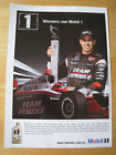 HELIO CATRONEVES TEAM PENSKE MOBIL1 MOTOR OIL 2010 POSTER ADVERT A4 SIZE FILE 19