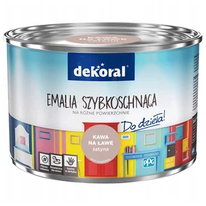 Farbe Dekoral Emaille Acryllack Acryllfarbe Glatte, flexible Beschichtung 0,5 L - Bild 1 von 19