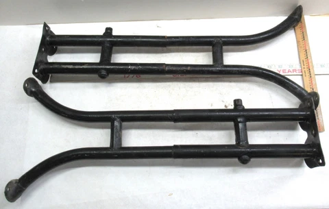 Pair - Vintage Metal School Desk Legs Cover