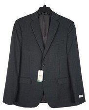 ALFANI Men's Slim Fit Charcoal Wool Corpcore Suit Jacket Size 42R Office Career