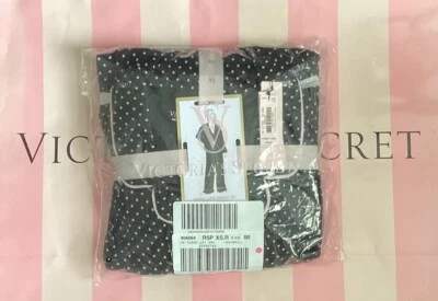 Nuevo VICTORIA'S SECRET Conjunto de Pijama Largo Modal Pantalones y Top ULTRA SUAVE Punto Negro XS Foto 1 de 4