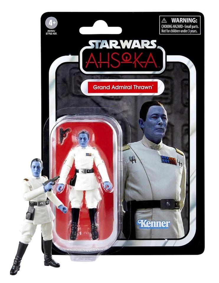 Figura Star Wars Ahsoka Gran Almirante Thrawn 3,75" Como Nueva en Tarjeta Foto 1 de 1