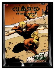 2023 Fleer Ultra Marvel Wolverine #A-10 The Mutant Menace Aliases Green Foil - Bild 1 von 2