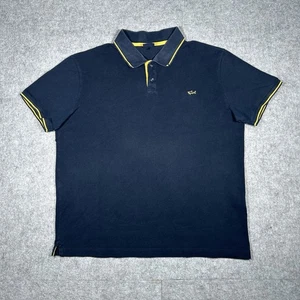 Camisa Polo Paul & Shark Para Hombre Talla XL Azul Marino Yate Bordada Tiburón Preppy - Imagen 1 de 18