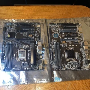 For Parts Repairs GIGABYTE GA-Z270-HD3 LGA 1151 & Z170-D3H ATX VGA Motherboards - Picture 1 of 11