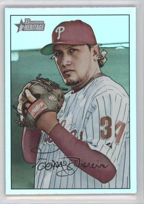 2007 Bowman Heritage Rainbow Foil Freddy Garcia #48 - Image 1 of 2