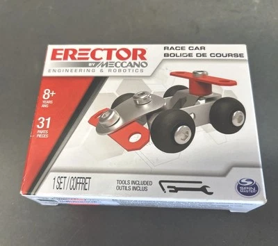 Erector by Meccano - Kit de construcción de modelo de metal de coche de carreras  Foto 1 de 4