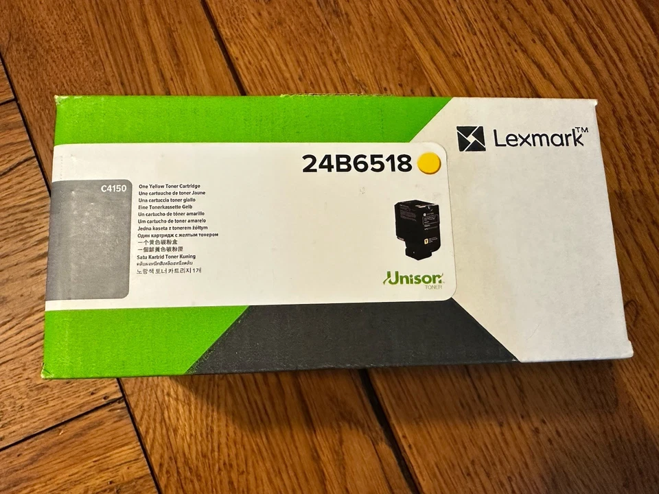 OEM Lexmark 24B6518 Yellow Toner Cartridge - Image 1 of 1