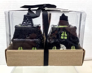 Globlin & Ghoul Salt and Pepper Shakers Spooky House Ghost Halloween New - Picture 1 of 9