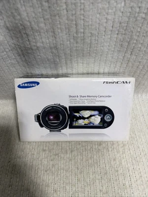 NUEVA Videocámara Digital con Memoria Flash Samsung SMX-F34BN NEGRA con cargador.  Youtube Foto 1 de 4