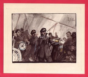paquebot la Provence II coula le 26/02/1916 gravure an 1920 Fouqueray /B2GMA59 - Imagen 1 de 1